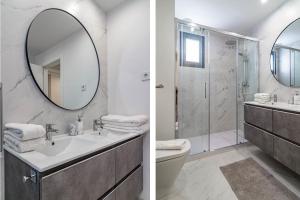 Koupelna v ubytování LE2E- Modern new-build flat near the beach + 37 fotografií