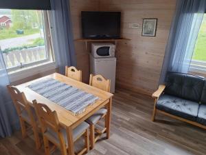 TV a/nebo společenská místnost v ubytování Piilijärvi Camping