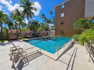 Hồ bơi trong/gần Flat Pé na Areia - Amura Carneiros