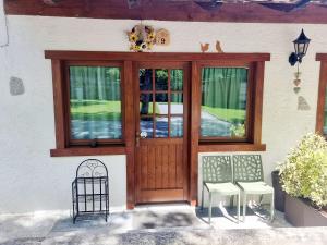 Patio alebo iná vonkajšia časť ubytovania Appartamento Adamello 9