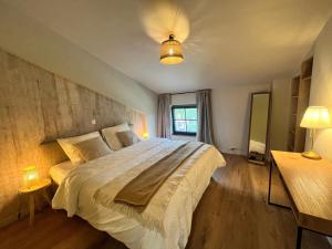 Postel nebo postele na pokoji v ubytování Guesthouse De Polderhoeve