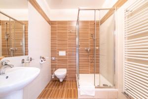 Kúpeľňa v ubytovaní Hotel Vyhlídka + 37 fotografií