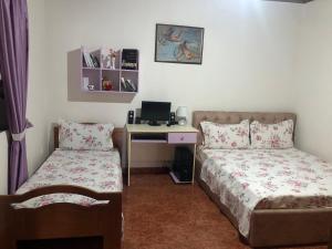 Postel nebo postele na pokoji v ubytování Dirala Guest House