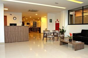 Χώρος καθιστικού στο JF Hotel Nova Aliança