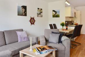 Posezení v ubytování Ferienwohnung Meeresblick