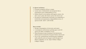 a page of a document with a white at Apartment 4 beds with common swimming pool in Marina di Bibbona just 350 mt from the sea in Marina di Bibbona