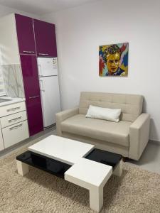 Istumisnurk majutusasutuses Daily apartment