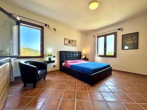 Ένα ή περισσότερα κρεβάτια σε δωμάτιο στο Country Sea View