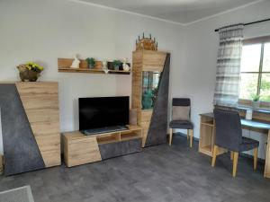 Posezení v ubytování Exklusive Ferienwohnung am Traunfall