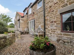 Bygningen som feriehuset ligger i