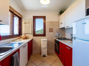 Dapur atau dapur kecil di Apartment Terrazza Bella Vista by Interhome