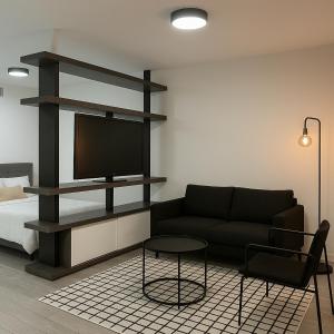 Giường trong phòng chung tại Heart of Downtown Miami