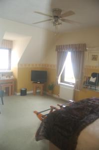 Televiisor ja/või meelelahutuskeskus majutusasutuses Ardarroch Cottage 5 Star B&B and Self Catering Studio Cabin