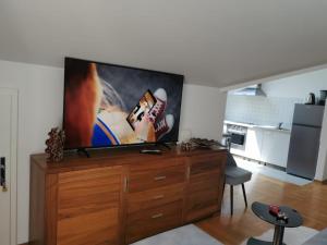Kuchyň nebo kuchyňský kout v ubytování Apartments Mara Cres