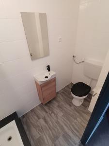 Koupelna v ubytování Privatzimmer STEINER
