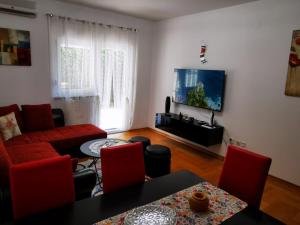 Posezení v ubytování Apartments Mara Cres