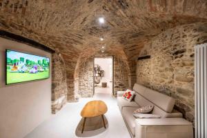 Posezení v ubytování Borgo Baccile by Vini Fantini