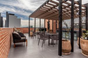 Μπαλκόνι ή βεράντα στο LOFT en Americana Torre con alberca, Gym, Pet fr