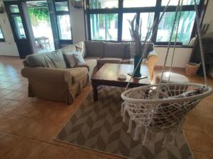 Posezení v ubytování Galini Hotel Agios Ioannis Pelion