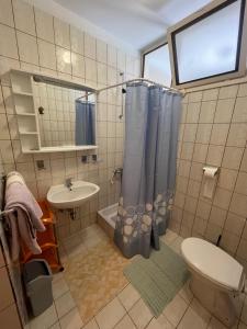 Ένα μπάνιο στο Apartments&Rooms Pahljina
