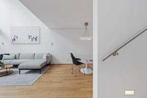 Posezení v ubytování Bodensee Loft in Strandnähe