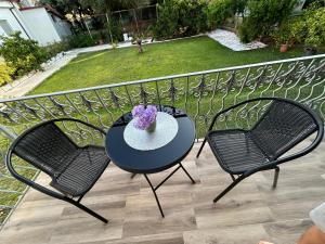 Balkón nebo terasa v ubytování Markovi Apartments