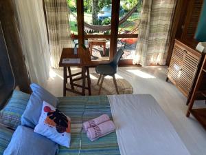 Posezení v ubytování CASA Ecológica Paraty