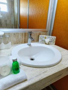 Koupelna v ubytování Hotel Calypso Cancun