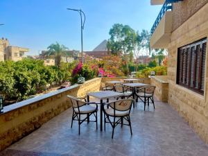 Balkón nebo terasa v ubytování Suzana Pyramids hotel