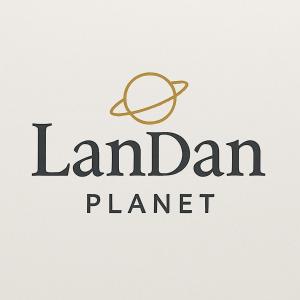 Un logotipo para el planeta Landan. en LanDan Planet - free parking, en Niš