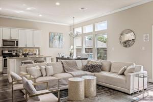 Posezení v ubytování Near Med Center NRG Balcony Yard Desk WiFi Games + 29 fotografií