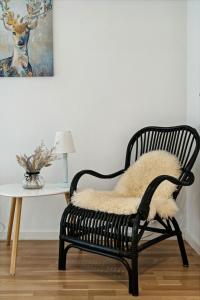 Χώρος καθιστικού στο Klassisk Og Kærligt Renoveret Nær Strand