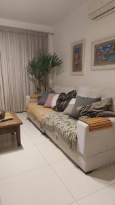 Posezení v ubytování Condomínio Essence Life Residence Pé na Areia