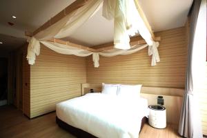 Viewpoint Khaoyai Hotel客房内的一张或多张床位