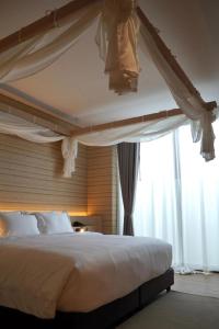 Viewpoint Khaoyai Hotel客房内的一张或多张床位