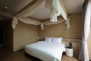 Viewpoint Khaoyai Hotel客房内的一张或多张床位