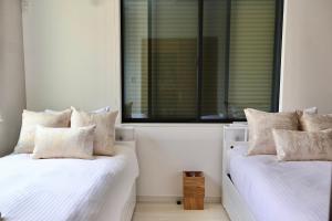 Krevet ili kreveti u jedinici u okviru objekta new open岸里玉出 Maison Le Blanc 白練 心斋桥道顿崛通天阁电车直达