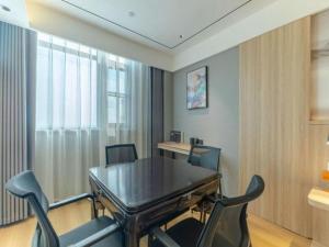 Posezení v ubytování GreenTree Inn Bozhou Weiwu Road Hotel