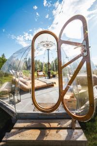 Fotografie z fotogalerie ubytování Glass Igloo With Panoramic Views In Åsbygda v destinaci Jevnaker
