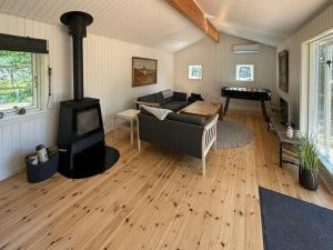 O zonă de relaxare la Familievenligt Sommerhus Ved Lammefjorden +14 fotografii