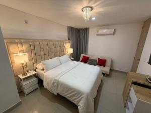 Giường trong phòng chung tại 4BRR Apto Luxury - Cond Club Palmetto Ultimo piso +35 ảnh