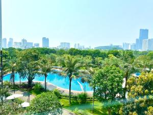 Πισίνα στο ή κοντά στο Comfortable Studio Apt In City Centre Convenient To Airport