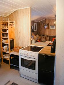Køkken eller tekøkken på Charming Cabin In Vikerfjell