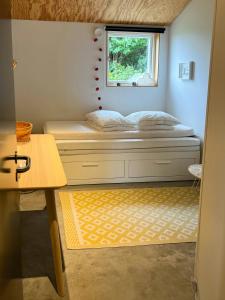 Giường trong phòng chung tại Panoramic Views For Luxury Outdoor Life Bornholm +6 ảnh