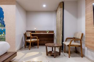 Posezení v ubytování Hotel Classique, Rajkot