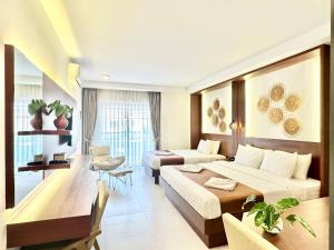 Istumisnurk majutusasutuses Botum Domrey Hotel