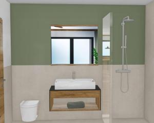 O baie la Kristall Apartments
