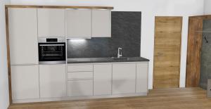 Kuchyň nebo kuchyňský kout v ubytování Kristall Apartments + 35 fotografií
