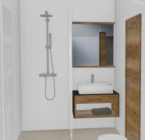 O baie la Kristall Apartments