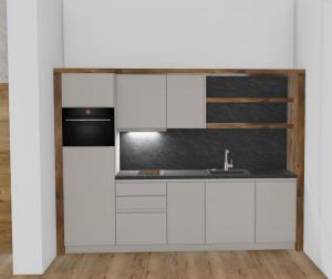 O bucătărie sau chicinetă la Kristall Apartments